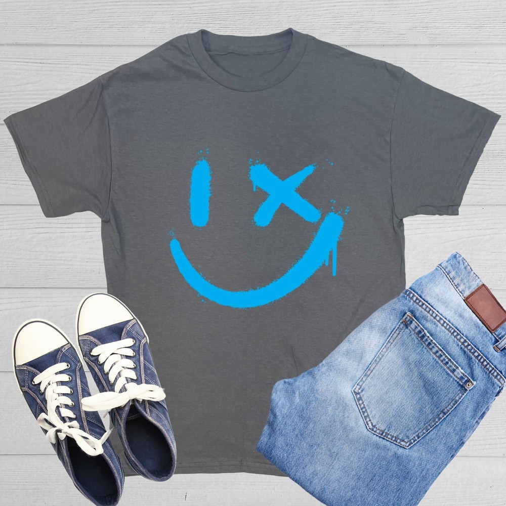 Smile Wink Sarcastic Humor Graphic Tee Gift For Men Novelty Funny T Shirt