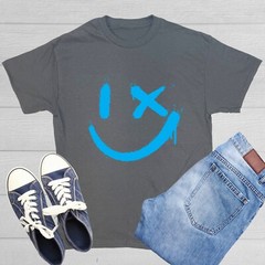 Smile Wink Sarcastic Humor Graphic Tee Gift For Men Novelty Funny T Shirt