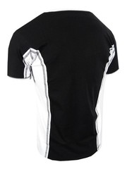 Designer T-Shirt Bucheli Italian Sport Stripe Men Embroidered Lion Logo Slim Fit