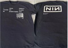 Nine Inch Nails Peel It Back Tour 2026 Lyric Vessel 2 side T-shirt S-4XL