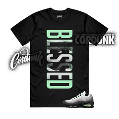 Air Max 95 Fresh Mint OG Big Bubble Green Foam Grey T Shirt Match VERTBLS
