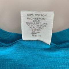 Nike Air Vintage Turquoise Single Stitch Crewneck Shirt Made In USA Mens XL READ