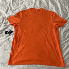 Club Room Men’s ORANGE Cotton Blend T-Shirt, size Large NEW with Tags UPF 25