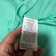 Icebreaker Shirt Men Large Green 125 Cool Lite Sphere Short Sleeve Tee Running