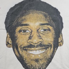 TAPPEDIN Kobe Bryant Shirt Mens Large White Quote Graphic Basketball Tee