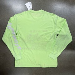 NWT Nike DZ3080-383 Men Sportswear Max90 LongSleeve Cotton Tee Shirt Lime Size L