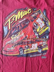 Tim McCreadie Shirt Mens 2XL XXL Red Dirt Track Racing 39 Graphic Race TMAC Tee