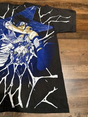 Vintage Style Sasuke AOP Lightning Shirt Black XL Tultex Made in USA BOOT Naruto