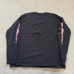 Sosmula Klean Up Krew Men Long Sleeve Shirt Sz Large Graphic Merch Double Sided