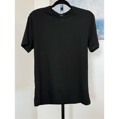 NEW Mens Quince Japanese Lotus Tee Black Small 100% Suvin Cotton Luxury Shirt