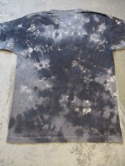 Poetic Justice Shirt Mens Large Black Gray Tie Dye Tupac Rap Hip Hop Street Wear