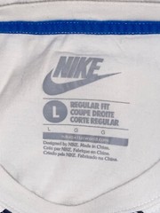 Nike Kevin Durant Nets Bow Tie T-Shirt Size Large Short Sleeve White