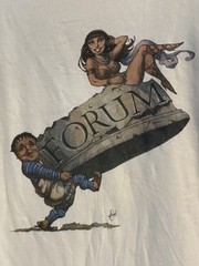 Vintage 90’s Funny Thing Happened On The Way Forum Broadway MCMXCVI Tee Mens L