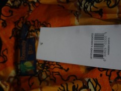 NWT ROUNDY BAY HAWAIIAN CASUAL BUTTON-DOWN SHIRT ORANGE SMALL L646