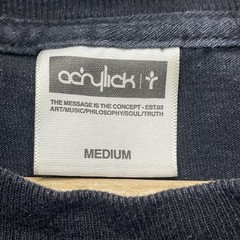 Acrylick Medium Black T-Shirt With Artistic Snake & Figure Design