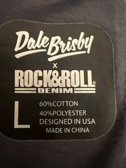 Rock & Roll Denim Dale Brisby Rodeo Time Ol’ Son Blue Graphic T-Shirt LARGE
