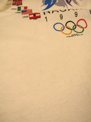 VTG Orig. Nagano 1998 Olympic Winter Games Crew Neck T-Shirt Men’s Large / 42″