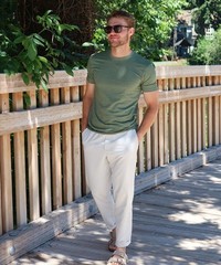 BROOKLYN VERTICAL Men’s 3-Pack Solid Tees, Soft Comfortable Short Sleeve Crewnec