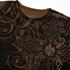 Xtreme Couture By Affliction Men’s T-Shirt DECRETUM Brown Biker S-5XL