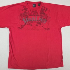 Karl Kani Gold Shirt Mens 2XL Red Wings Textured Graphic Grunge Y2K Skater