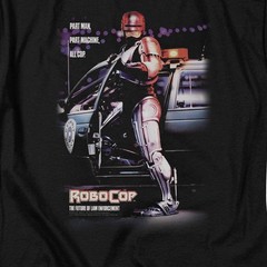 Robocop Poster Licensed Adult Unisex T-Shirt Regular Fit Tee SM-3X