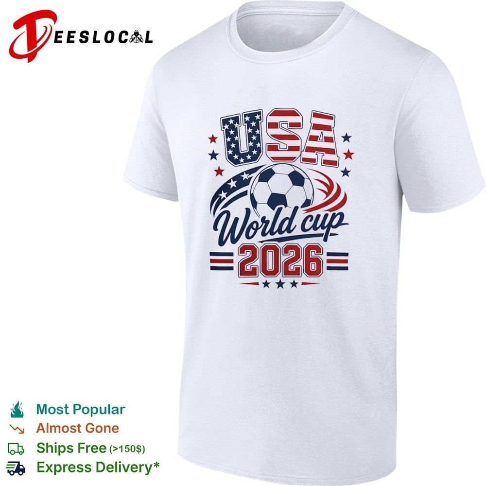T-shirt USA World Cup 2026, Cottton T-Shirt