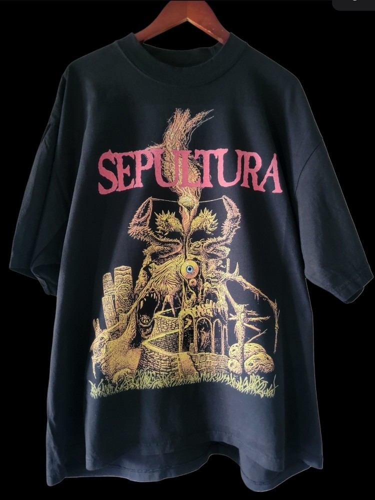 SEPULTURA ARISE On SHAKA HEAVYWEIGHT GARMET SHIRT