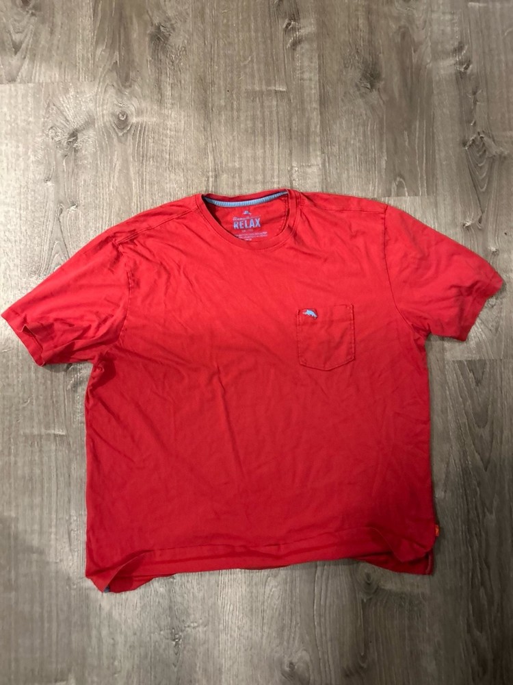 Tommy Bahama Relax Pima Cotton Short Sleeve Pocket T-Shirt Men’s XXL