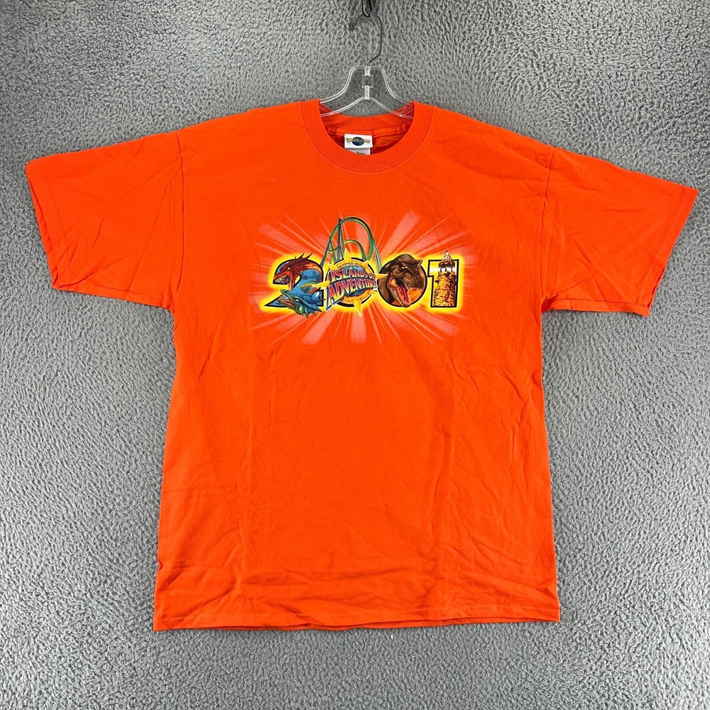 Vintage Universal Studios Shirt Mens XL Retro Y2K 90s Dinosaurs Streetwear