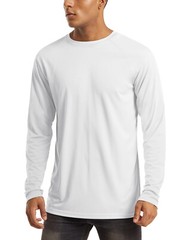 Men’s UPF 50+ Sun Protection UV Shirts Long Sleeve Quick Dry Summer Casual Tops