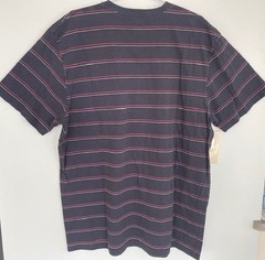 CSG Champs Sports Gear Mens Striped T Shirt V Neck Short Sleeve, Black, Size 2XL