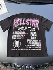 Hellstar Born From Pain World Tour Capsule 1.0 Men’s Black T-Shirt M