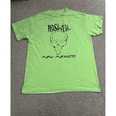 Vintage Roswell Alien T-Shirt Mens XL Green Excellent New Mexico Souvenir Tee