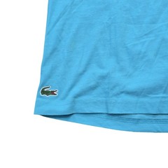 Lacoste Sport Miami Open Mens M Turquoise Tennis Performance T Shirt Croc Logo