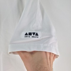 Anta Skate mens t shirt size XL white short sleeve round neck cotton 125216
