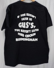 GUS’S FRIED CHICKEN T SHIRT TEE BIRMINGHAM AL ALABAMA BLACK WHITE MENS SIZE XL