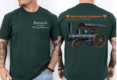 Steam Engine T-Shirt – Vintage Locomotive Graphic – Classic Railway Train Shirt
