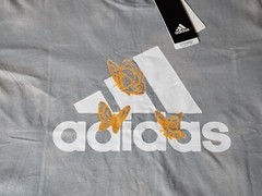 NEW Adidas Halo Silver Butterfly T-Shirt Men’s Size XL