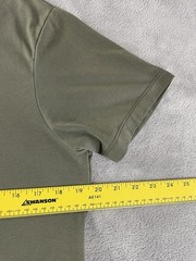 Cuts Clothing Elongated T Shirt Men Medium / S Tall Olive Green Crew Neck Tee