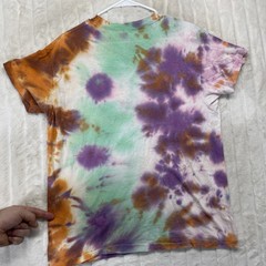 Vtg Hanes 70s 80s Tie Dye T-Shirt Mens Women M Single Stitch Hippy Woodstock