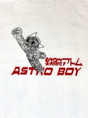 Vintage White Bershka Brand Astro Boy Atom Project Teeshirt Size Medium