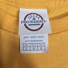 lowa Hawkeyes Landscape Shirt Men’s Large Yellow NCAA College Sports Logo City