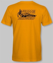 TUCSON DRAGWAY Retro T-Shirt drag race strip racing track raceway speed shop
