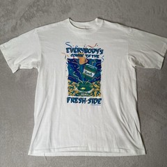 Vintage 1992 Silkworm Salem Cigarette Promo Mens XL White Preowned Graphic Tee