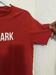 Gymshark Logo Athletic Workout Red T-shirt Adult Unisex Small Lifting