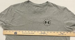 Under Armour UA Men’s Freedom Flag Cotton Graphic T-Shirt Gray Size M