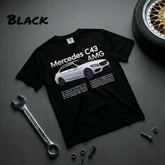Mercedes C43 T-Shirt | AMG Graphic Cotton Tee | Unisex Car Enthusiast Gift