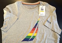 Nautica Pride Men’s Medium T-Shirt – New with Tags – Mint – Free Shipping
