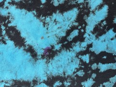 Vintage 90s Tie Dye Shirt Mens XL Blue Purple Peace Sign Single Stitch USA