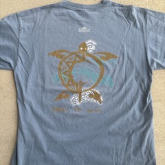 Vintage Mid 90s Tahiti Turtle Graphic T-Shirt Men’s XL Single Stitch Made In USA